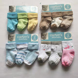 Trade cart Carter children's socks autumn and winter thickened terry baby socks dispensing baby socks one card three pairs wholesale