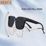 Set of mirror sunglasses with the same style of polarized sunglasses for men and women can set myopia glasses one mirror two with tide sunglasses summer sun protection