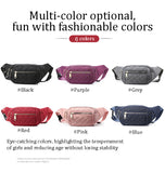 Waist bag women's new rhombus embroidery thread small fragrance chest bag cross-border Amazon women's simple large-capacity waist bag