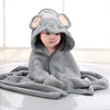 6gray elephant throw / 80*80