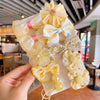 Tfq009-3# yellow floral bow hairband 10-piece set