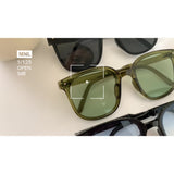 2022 new coke under the same style folding sunglasses women's anti-ultraviolet polarized sunglasses women's trendy portable sunglasses