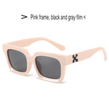 2021 New Large Frame Sunglasses European and American Trendy Square Frame Tailored Glasses Women's Sunglasses Fashion Men's Sunglasses