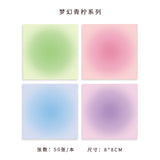 T Korean ins style gradient color post-it notes high-value cute students have sticky notes paper small book n times stickers