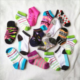 Wholesale inventory variegated children's socks 1-12 years old four seasons boat socks amusement park maternity and baby shop e-commerce activities children's socks