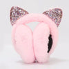 M1301 [pink sequin earmuffs] / one size