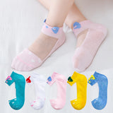0-12 years old baby socks spring and summer children's socks thin new pure breathable mesh boys and girls cotton autumn socks