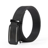 boys Casual Automatic Buckle Belt Toothless Canvas Belt Free Punch Lazy Belt Cross-border Wholesale Supply