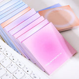T Korean ins style gradient color post-it notes high-value cute students have sticky notes paper small book n times stickers