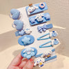 Ym0064-i-11# blue star cinnamon dog 12-piece set
