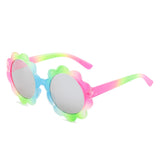 2022 children's sunglasses fashion gradient cartoon men's and women's sunglasses children's colorful sunscreen sunshade trend glasses