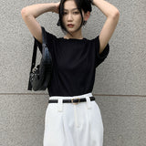Ins Hong Kong style ladies belt simple love fashion thin trousers belt casual Korean fashion student commuter belt