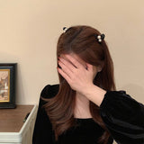 Simple pearl princess head clip small bangs clip broken hair clip hair accessories small clip back head hair clip hair clip female