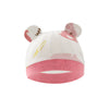 No. 3 rose red edge big rabbit single hat