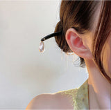 Antique Wooden Hairpin New Chinese Style Cool Hairpin Simple Temperament Modern Daily Retro Cheongsam Hairpin Wholesale