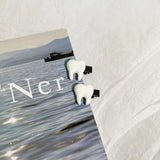 Simulation small teeth small hairpin fun cute sweet funny y2k hairpin bangs seaside clip headdress clip jewelry