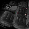 Flannel three-piece suit-[noble black] / customizable car logo, please leave a message for the model