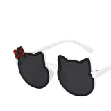 Anti-UV Sunshade Butterfly Cat Sunglasses Princess Baby Children's Glasses Girls Cute Cat Ears Sunglasses
