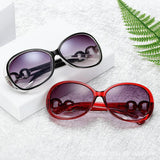 15809 Sunglasses Ladies European and American Retro Sunglasses Anti-ultraviolet Large Frame Riding Sunglasses Wholesale 9509