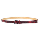 BSCI Belt Factory Girl's Snake Pattern Belt Fashion Versatile Jeans Decorative Dress