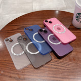 Apple 14promax ultra-thin matte ultra-thin mobile phone case suitable for iPhone13 all-inclusive translucent pp case hard case