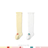 White and wheat [summer thin version] two pairs / size s [recommended foot length 8-10cm] 0-6 months