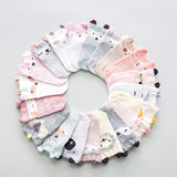 Boys and girls baby short tube loose mouth cotton socks 2 pairs spring and autumn newborn baby socks cute super cute 0-1-3 years old baby