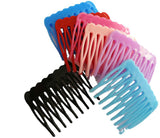 Factory direct sales, children's candy color 9-tooth hair comb DIY low price wholesale. Insert comb. Hair clip