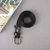Stall source of goods 2.5cm women's plastic injection needle buckle belt fashion simple trend manufacturers wholesale in stock