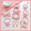 Tfq004-6# pink bow 10-piece set