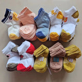 Children's socks summer thin mesh thin cotton socks boys and girls baby socks boat socks stock clearance