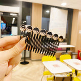 Adult bangs comb with teeth anti-slip hair comb broken hair finishing hair accessories all-match temperament hairpin hairpin girl headgear
