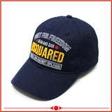 Baseball cap custom logo dark blue cotton baseball cap Dongguan factory custom letter embroidery baseball cap adult