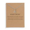 Gold card silver chain
