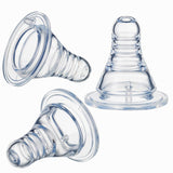 Factory direct sale standard caliber breast milk real-feeling silicone pacifier can be matched with various standard mouth bottle baby feeding nipple