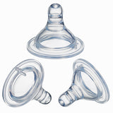 Wholesale wide-caliber nipples can be matched with various wide-mouth feeding bottles baby feeding nipples breast milk real silicone nipples