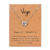 Virgo gold card silver chain