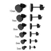 6mm fine needle black single