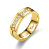 Gold with diamonds i love you / number 5