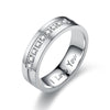 Steel color with diamonds i love you / number 5