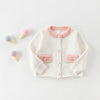 Pocket jacket (white + powder) / 66cm