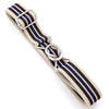 Rice coffee blue stripes / 70cm