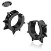 Six pointed ear clip black