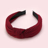 Headband-wine red