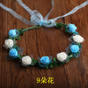 铁叶9花(兰+白)花环