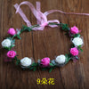 铁叶9花(玫红+白)花环