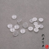 Transparent plastic buttons baby snap button clothing document button T3T5 four-in-one buckle black white