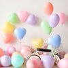 Heart shaped macaron balloon mixed color 100pcs 1 pack