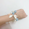 1 blue bracelet