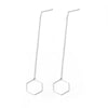 E227-4 silver hexagon